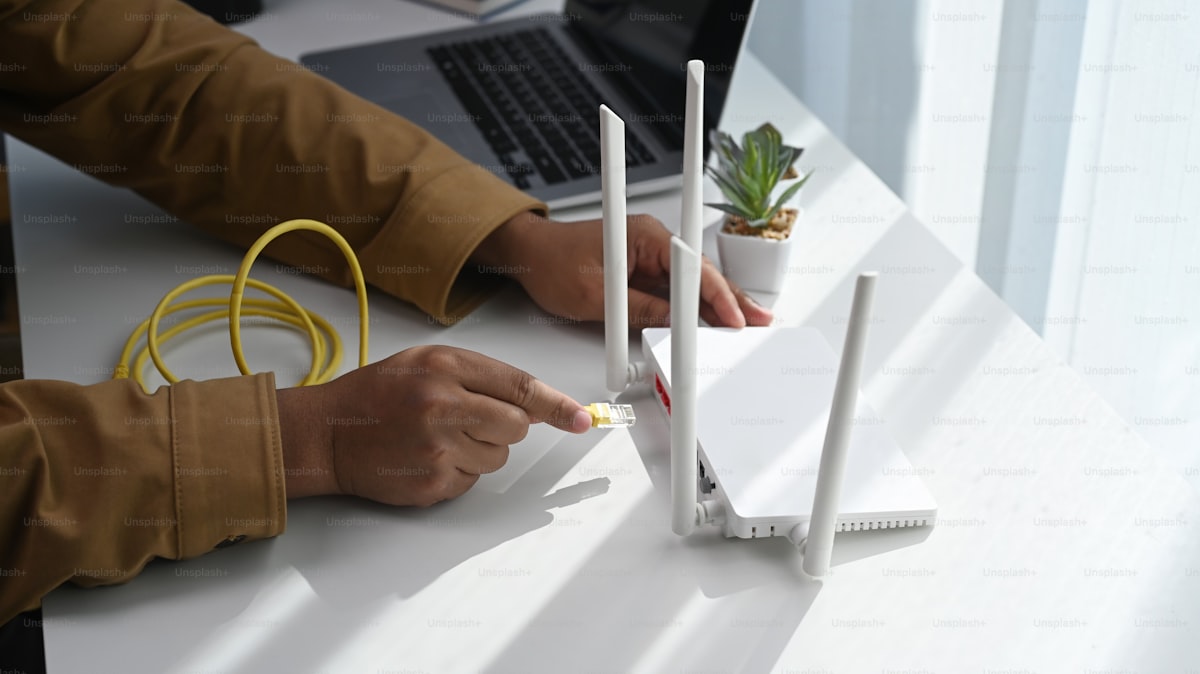 Wireless router network setup for site survey